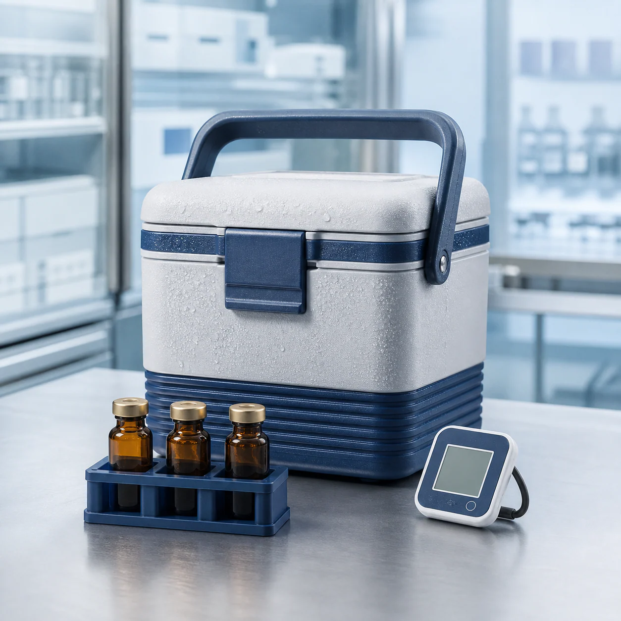 Cold-chain biologics pharmaceutical supplies